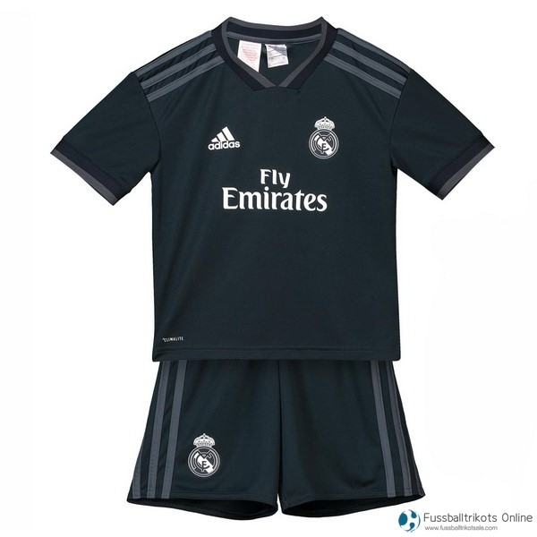 Real Madrid Trikot Auswarts Kinder 2018-19 Schwarz Fussballtrikots Günstig